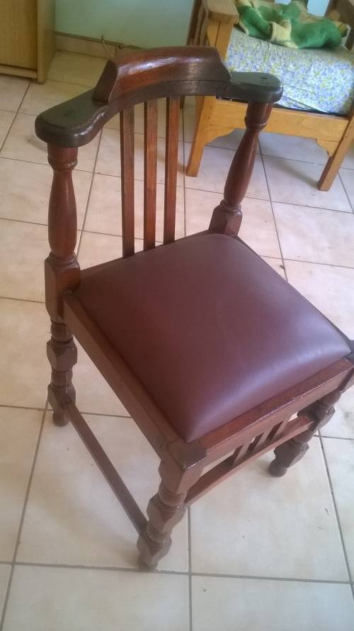 Exquisite, characterful VINTAGE Kiaat Chair